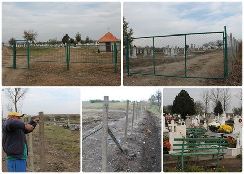 Cimitirele comunei, reamenajate de primărie